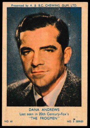 A&BC - 'Film & TV Stars (Series 2)' (1953) - Dana Andrews