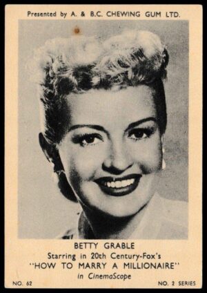 A&BC - 'Film & TV Stars (Series 2)' (1953) - Betty Grable