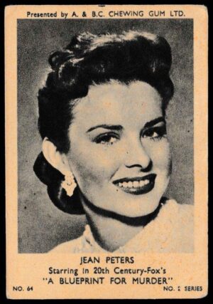 A&BC - 'Film & TV Stars (Series 2)' (1953) - Jean Peters