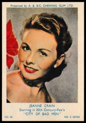 A&BC - 'Film & TV Stars (Series 2)' (1953) - Jeanne Crain