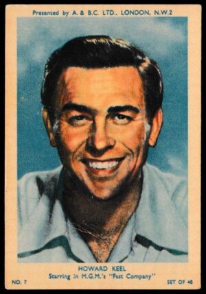 A&BC - 'Film & TV Stars (Series 1)' (1953) - Howard Keel