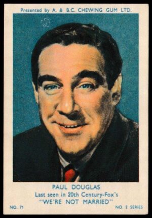 A&BC - 'Film & TV Stars (Series 2)' (1953) - Paul Douglas
