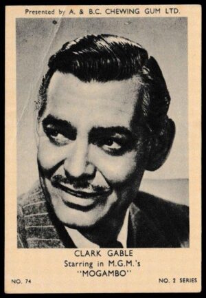 A&BC - 'Film & TV Stars (Series 2)' (1953) - Clark Gable