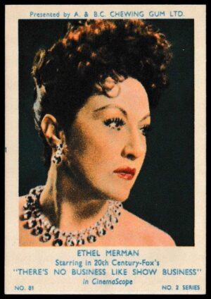 A&BC - 'Film & TV Stars (Series 2)' (1953) - Ethel Merman