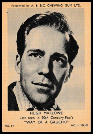 A&BC - 'Film & TV Stars (Series 2)' (1953) - Hugh Marlowe