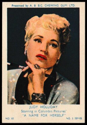 A&BC - 'Film & TV Stars (Series 2)' (1953) - Judy Holliday
