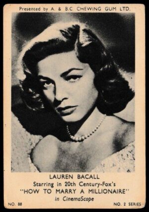 A&BC - 'Film & TV Stars (Series 2)' (1953) - Lauren Bacall