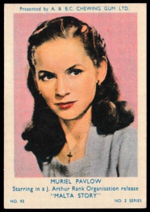 A&BC - 'Film & TV Stars (Series 2)' (1953) - Muriel Pavlow