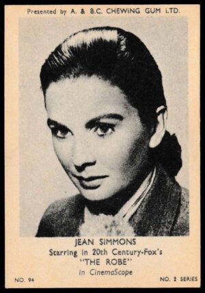 A&BC - 'Film & TV Stars (Series 2)' (1953) - Jean Simmons