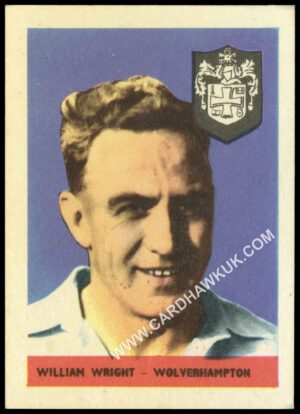 A&BC - 'Footballers (1958/59 No Planet)' (1958) - William Wright (Wolves) A&BC - 'Footballers (1958/59 No Planet)' (1958) - William Wright (Wolves)