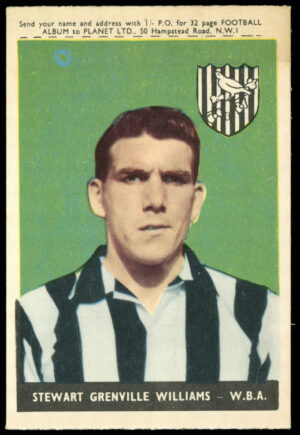 A&BC - 'Footballers (1958/59 Planet)' (1958) - Stewart Williams (West Brom) A&BC - 'Footballers (1958/59 Planet)' (1958) - Stewart Williams (West Brom)
