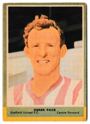 A&BC - 'Footballers (1964/65 - English Series 1)' (1964) - Derek Pace (Sheffield United) A&BC - 'Footballers (1964/65 - English Series 1)' (1964) - Derek Pace (Sheffield United)