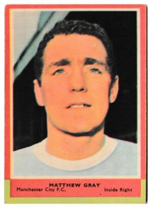 A&BC - 'Footballers (1964/65 - English Series 1)' (1964) - Matthew Gray (Manchester City)