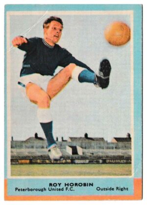 A&BC - 'Footballers (1964/65 - English Series 1)' (1964) - Roy Horobin (Peterborough Utd) A&BC - 'Footballers (1964/65 - English Series 1)' (1964) - Roy Horobin (Peterborough Utd)