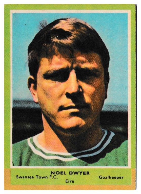 A&BC - 'Footballers (1964/65 - English Series 1)' (1964) - Noel Dwyer (Swansea Town) A&BC - 'Footballers (1964/65 - English Series 1)' (1964) - Noel Dwyer (Swansea Town)