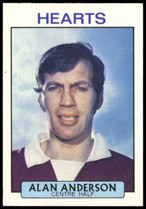 A&BC - Alan Anderson (Hearts) -  'Footballers (1971 Scottish)'  - (1971)