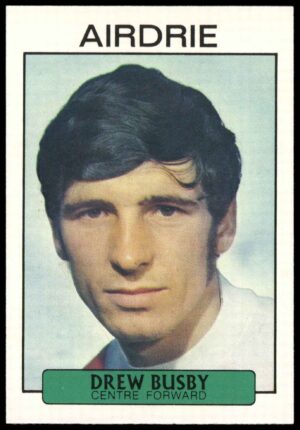 A&BC - Drew Busby (Airdrie) -  'Footballers (1971 Scottish)'  - (1971)