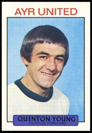 A&BC - Quinton Young (Ayr United) -  'Footballers (1971 Scottish)'  - (1971)