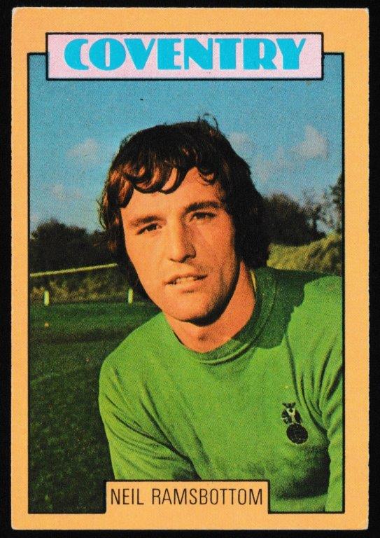 Neil Ramsbottom Footballer A&BC – ‘Footballers (1973-74 S2 Blue Back)’ (1973) – Card #140 – Neil ...