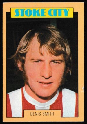 A&BC - 'Footballers (1973-74 S2 Blue Back)' (1973) - Card #145 - Denis Smith (Stoke City)