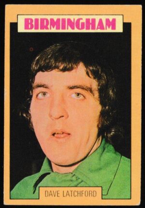 A&BC - 'Footballers (1973-74 S2 Blue Back)' (1973) - Card #170 - Dave Latchford (Birmingham)