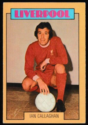 A&BC - 'Footballers (1973-74 S2 Blue Back)' (1973) - Card #186 - Ian Callaghan (Liverpool) A&BC - 'Footballers (1973-74 S2 Blue Back)' (1973) - Card #186 - Ian Callaghan (Liverpool)
