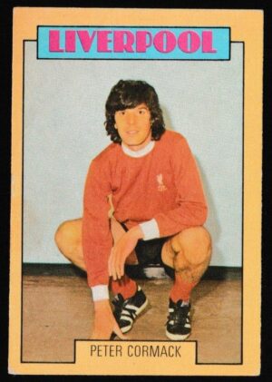 A&BC - 'Footballers (1973-74 S2 Blue Back)' (1973) - Card #210 - Peter Cormack (Liverpool) A&BC - 'Footballers (1973-74 S2 Blue Back)' (1973) - Card #210 - Peter Cormack (Liverpool)