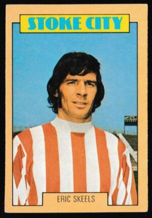 A&BC - 'Footballers (1973-74 S2 Blue Back)' (1973) - Card #216 - Eric Skeels (Stoke City)