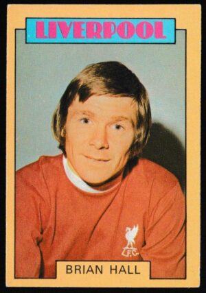 A&BC - 'Footballers (1973-74 S2 Blue Back)' (1973) - Card #234 - Brian Hall (Liverpool) A&BC - 'Footballers (1973-74 S2 Blue Back)' (1973) - Card #234 - Brian Hall (Liverpool)