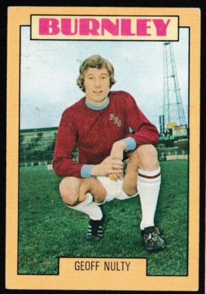 A&BC - 'Footballers (1973-74 S2 Blue Back)' (1973) - Card #236 - Geoff McNulty (Burnley)