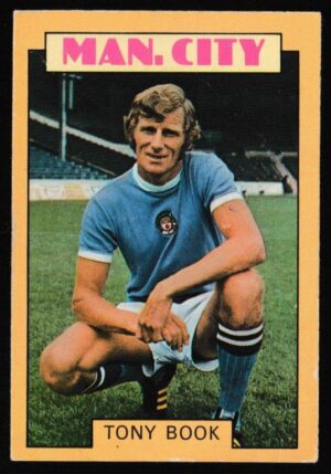 A&BC - 'Footballers (1973-74 S2 Blue Back)' (1973) - Card #261 - Tony Book (Man City)