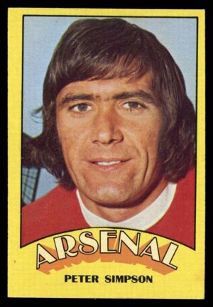 A&BC - 'Footballers (1974/75)' (1973) - Peter Simpson (Arsenal)