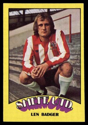 A&BC - 'Footballers (1974/75)' (1973) - Len Badger (Sheffield United)