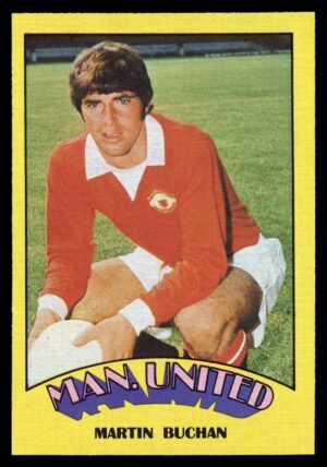 A&BC - 'Footballers (1974/75)' (1973) - Martin Buchan (Manchester United) A&BC - 'Footballers (1974/75)' (1973) - Martin Buchan (Manchester United)