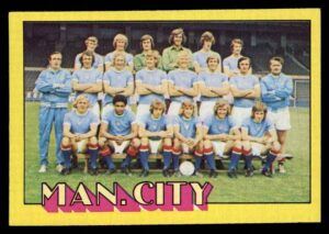 A&BC - 'Footballers (1974/75)' (1973) - Team Photo (Manchester City) A&BC - 'Footballers (1974/75)' (1973) - Team Photo (Manchester City)