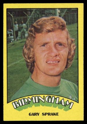 A&BC - 'Footballers (1974/75)' (1973) - Gary Sprake (Birmingham City) A&BC - 'Footballers (1974/75)' (1973) - Gary Sprake (Birmingham City)