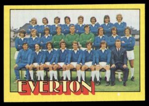 A&BC - 'Footballers (1974/75)' (1973) - Team photo (Everton) A&BC - 'Footballers (1974/75)' (1973) - Team photo (Everton)