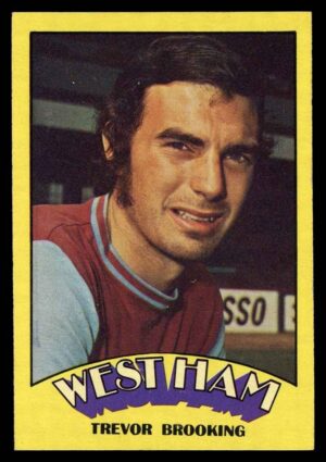 A&BC - 'Footballers (1974/75)' (1973) - Trevor Brooking (West Ham United) A&BC - 'Footballers (1974/75)' (1973) - Trevor Brooking (West Ham United)