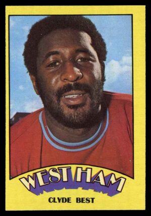 A&BC - 'Footballers (1974/75)' (1973) - Clyde Best (West Ham United) A&BC - 'Footballers (1974/75)' (1973) - Clyde Best (West Ham United)