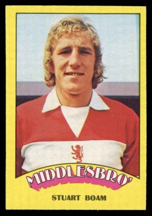 A&BC - 'Footballers (1974/75)' (1973) - Stuart Boam (Middlesbrough) A&BC - 'Footballers (1974/75)' (1973) - Stuart Boam (Middlesbrough)
