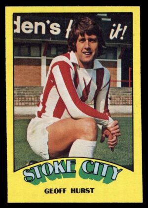 A&BC - 'Footballers (1974/75)' (1973) - Geoff Hurst (Stoke City) A&BC - 'Footballers (1974/75)' (1973) - Geoff Hurst (Stoke City)