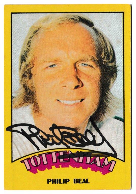 A&BC - 'Footballers (1974/75)' (1974) - Phil Beal (Tottenham Hotspur) A&BC - 'Footballers (1974/75)' (1974) - Phil Beal (Tottenham Hotspur)