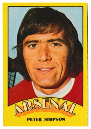 A&BC - 'Footballers (1974/75)' (1974) - Peter Simpson (Arsenal)