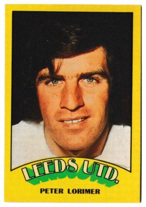 A&BC - 'Footballers (1974/75)' (1974) - Peter Lorimer (Leeds United) A&BC - 'Footballers (1974/75)' (1974) - Peter Lorimer (Leeds United)
