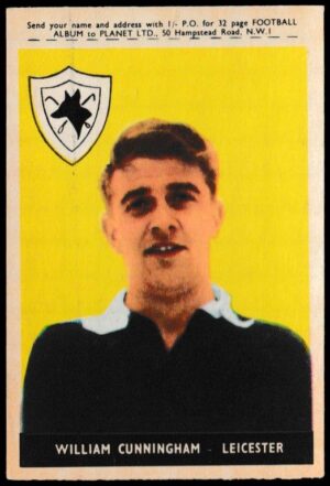 A&BC - 'Footballers (1958/59 Planet)' (1958) - William Cunningham (Leicester City) A&BC - 'Footballers (1958/59 Planet)' (1958) - William Cunningham (Leicester City)