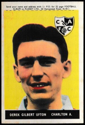 A&BC - 'Footballers (1958/59 Planet)' (1958) - Derek Ufton (Charlton Athletic)
