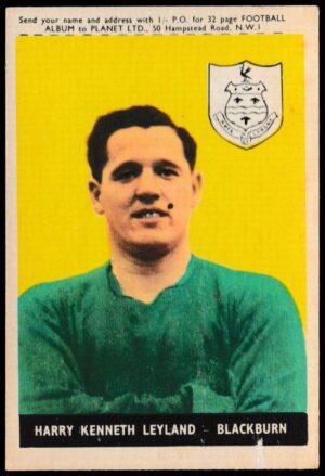 A&BC - 'Footballers (1958/59 Planet)' (1958) - Harry Leyland (Blackburn)