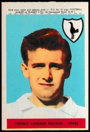 A&BC - 'Footballers (1958/59 Planet)' (1958) - Terence Medwin (Spurs)