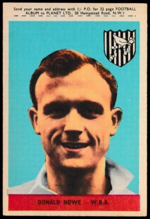 A&BC - 'Footballers (1958/59 Planet)' (1958) - Don Howe (West Brom)