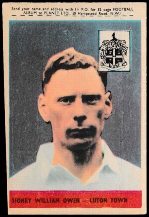 A&BC - 'Footballers (1958/59 Planet)' (1958) - Sydney Owen (Luton Town)